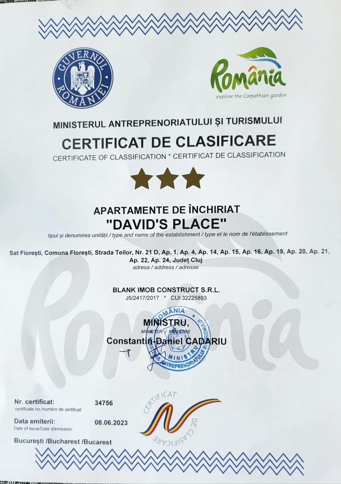 David'S Place Флорешты Экстерьер фото